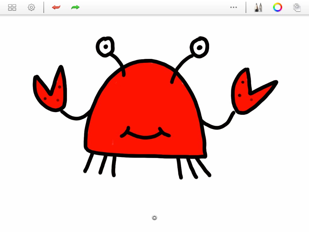1024x768 How To Draw A Cartoon Crab