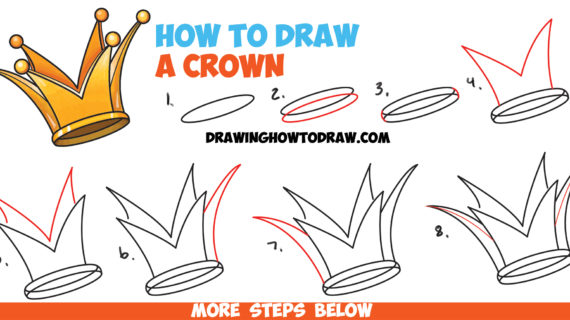 570x320 Simple Drawing Of A Crown How To Draw A Crown