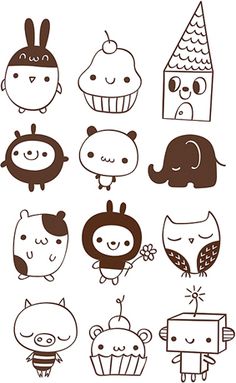 236x383 Cute Animal Doodles