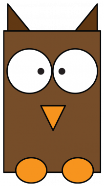215x382 How To Draw An Owl For Kids, Wild Animals, Birds, Easy Step By