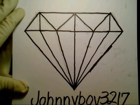 480x360 How To Draw A Diamond Como Dibujar Un Diamante Rihanna Blood
