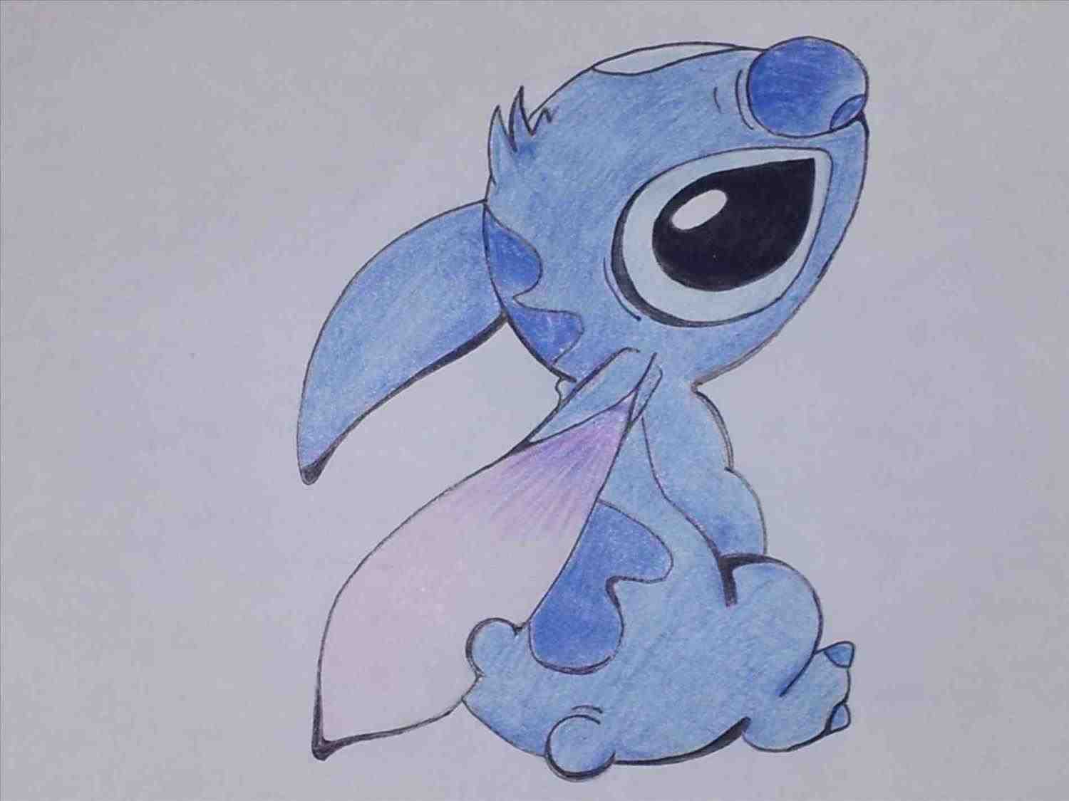 Simple Disney Drawings Simple Stitch Drawing - You'll be in stitches ...