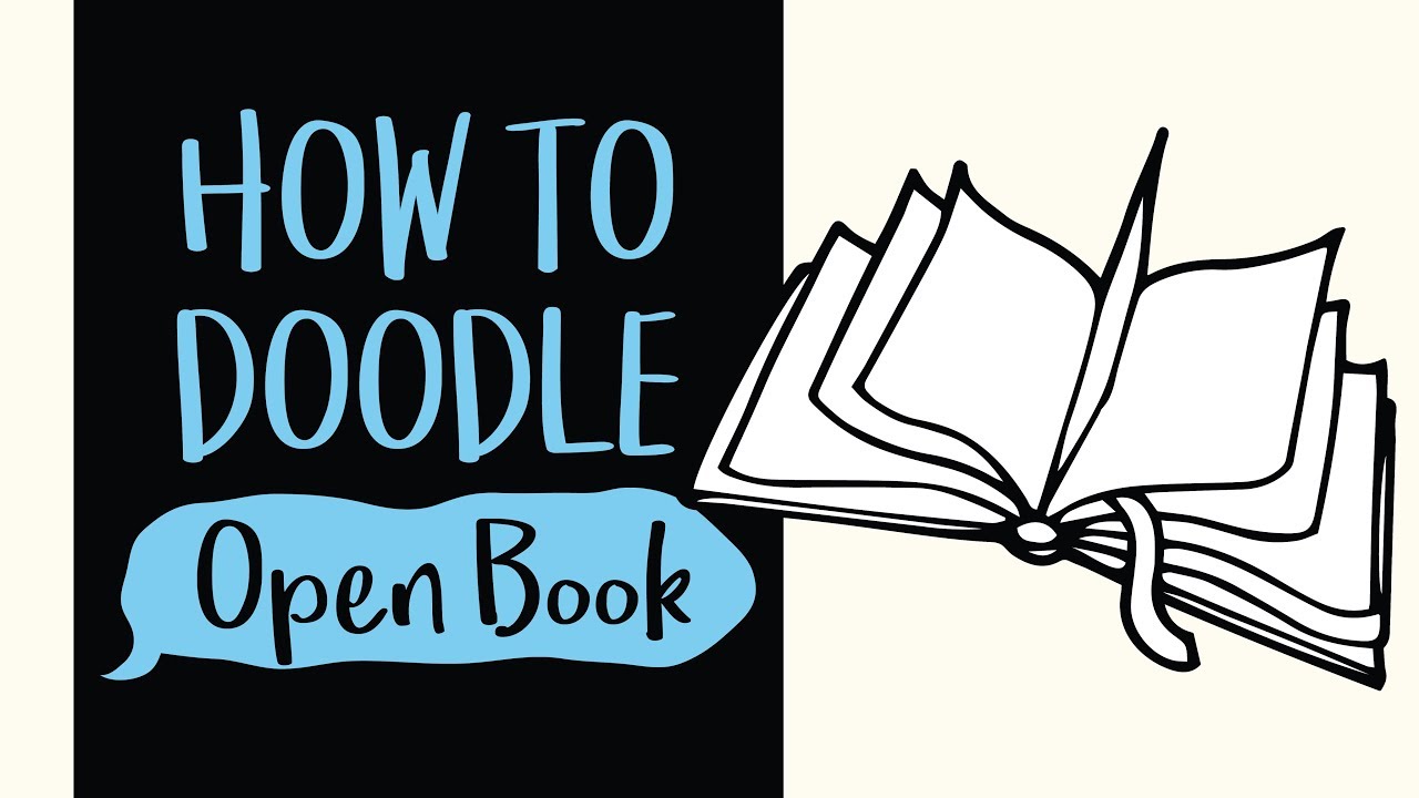 1280x720 How To Draw An Open Book (Easy Step By Step Drawing And Coloring