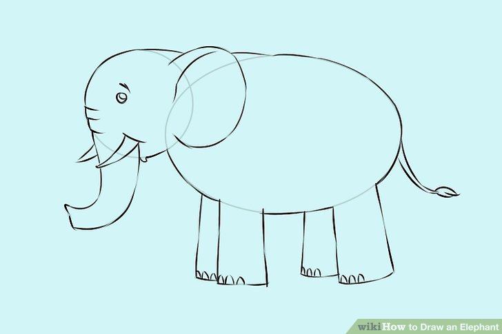 728x485 4 Ways To Draw An Elephant