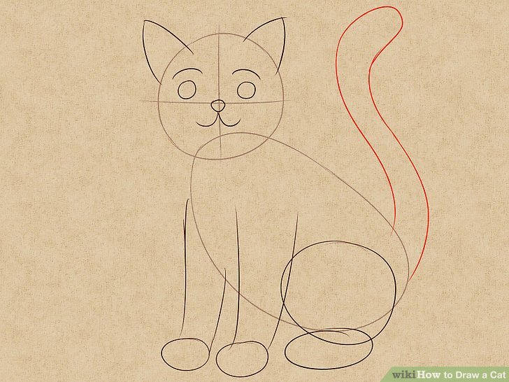 728x546 The 4 Best Ways To Draw A Cat