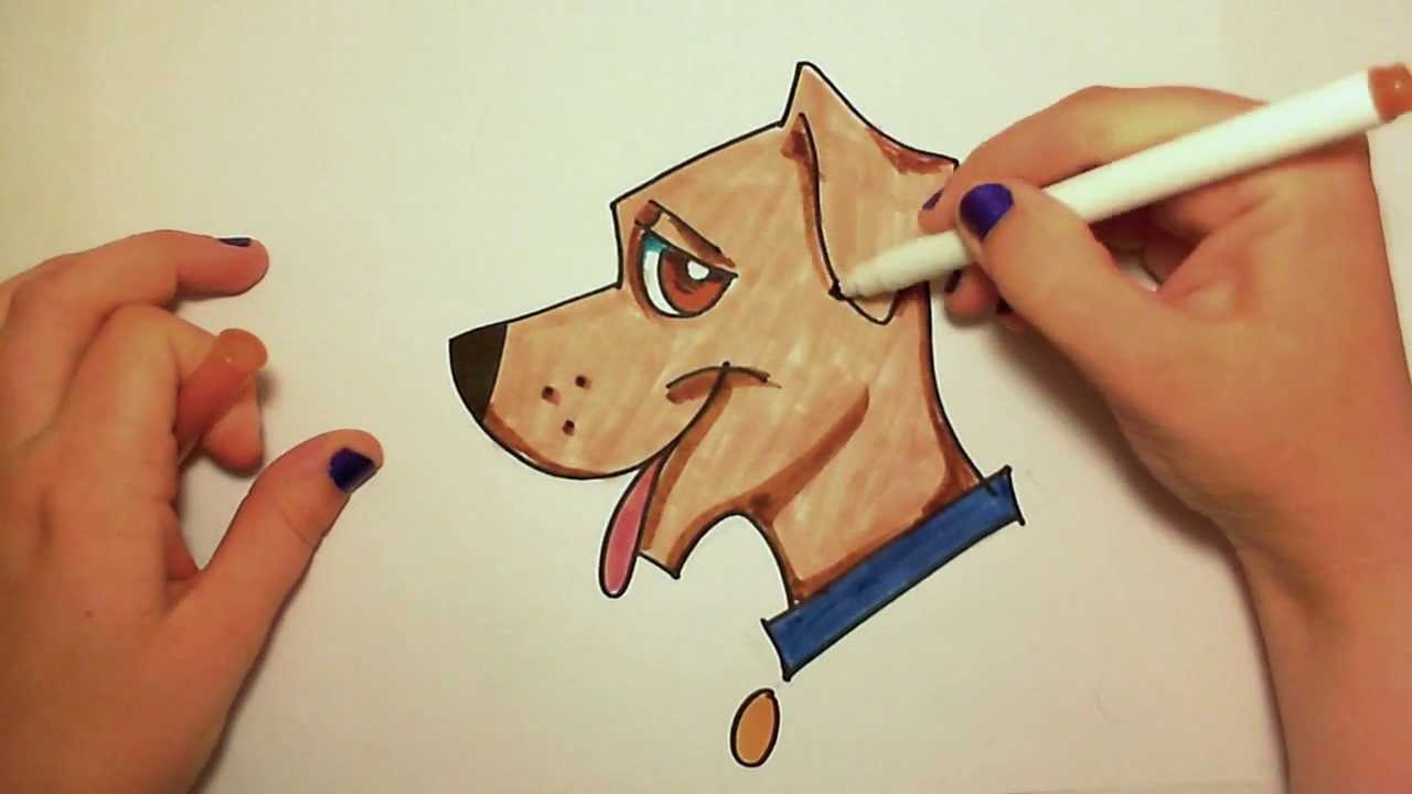 1280x720 Learn How To Draw Easy A Cute Dog