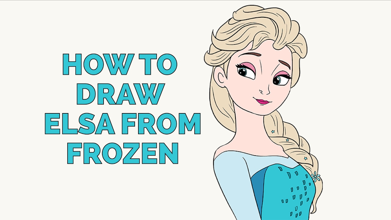 1280x720 How To Draw A Elsa From Frozen In A Few Easy Steps Drawing
