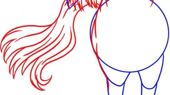 570x320 How To Draw A Horse Easy Horse Easy Drawing How To Draw A Horse