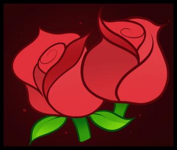 350x296 How To Draw How To Draw Roses For Kids