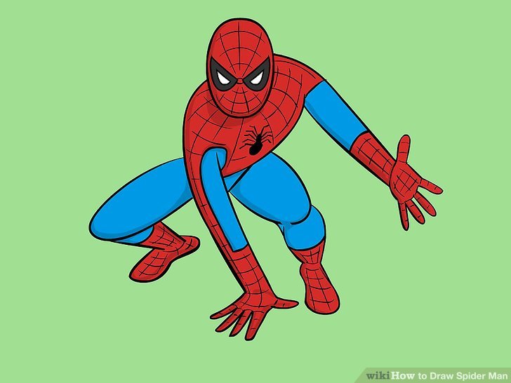 728x546 4 Ways To Draw Spider Man