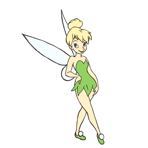 500x500 Easy To Draw Tinkerbell Dromfea.top Disney Worlduniversal