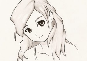 300x210 Easy Anime Girl To Draw Simple Anime Girl Drawing Easy