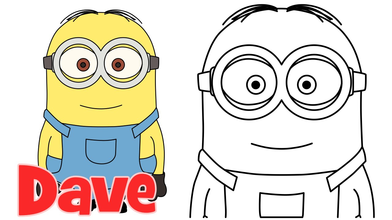 1280x720 Minions Drawing Step By Step How To Draw Minions From Despicable