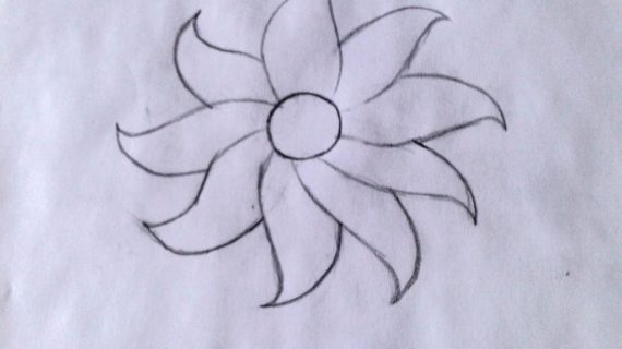 570x320 Easy Drawings Of Flowers Easy Pictures Of Flowers To Draw Hd