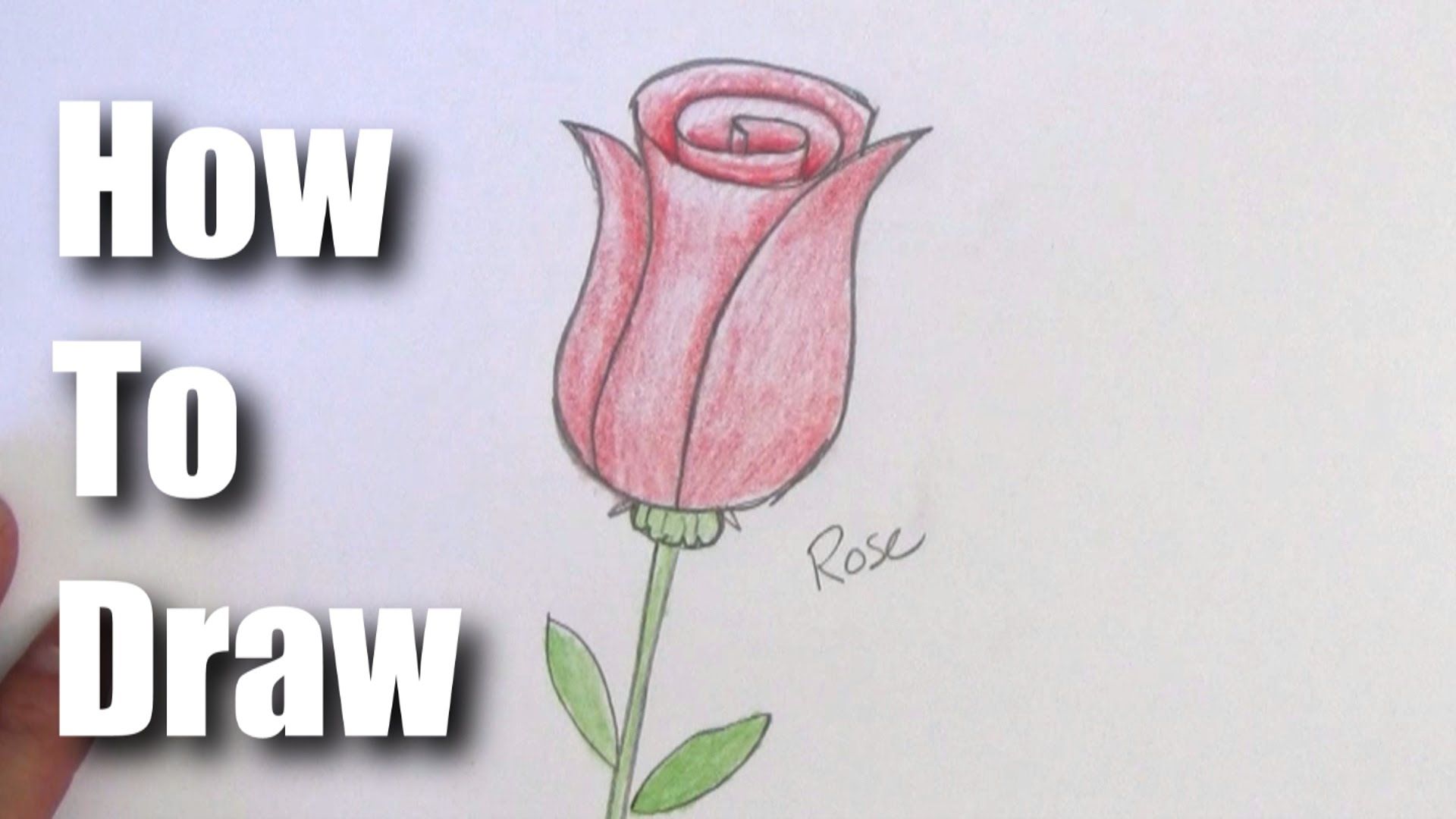 1920x1080 How To Draw A Rose