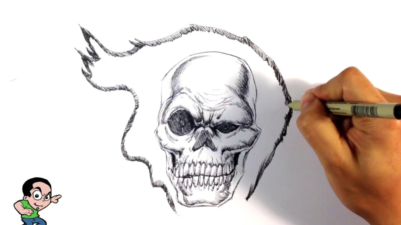 1280x720 Awesome Easy Drawings Awesome Ghost Rider