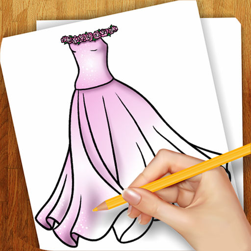 512x512 Easy To Draw Dresses For Dolls By Yuriy Rozgonyuk