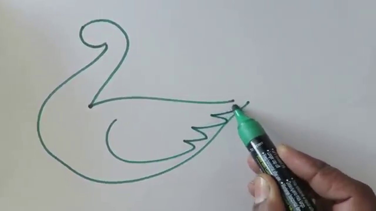 1280x720 How To Draw An Easy Duck