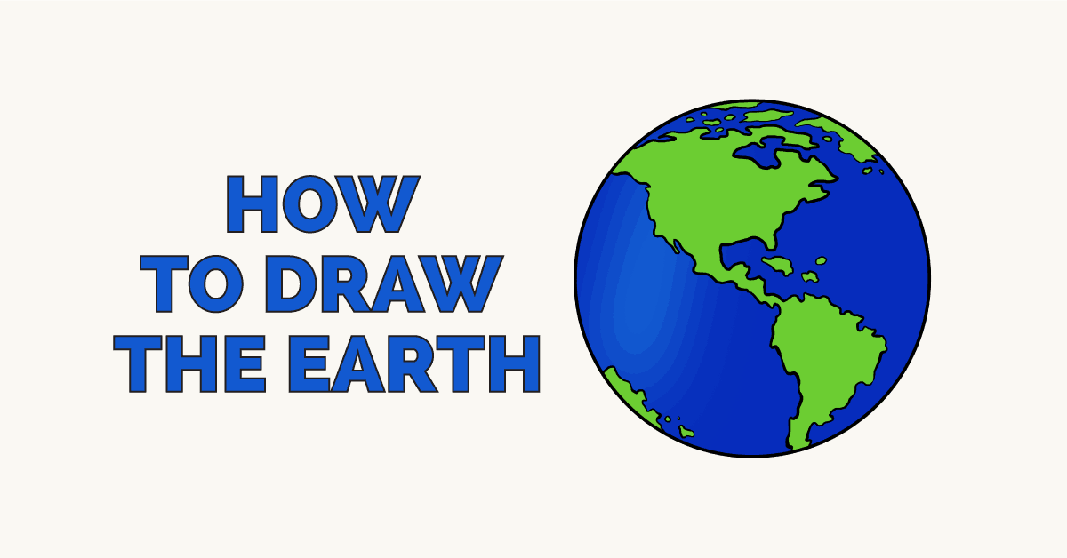 1200x628 How To Draw The Earth
