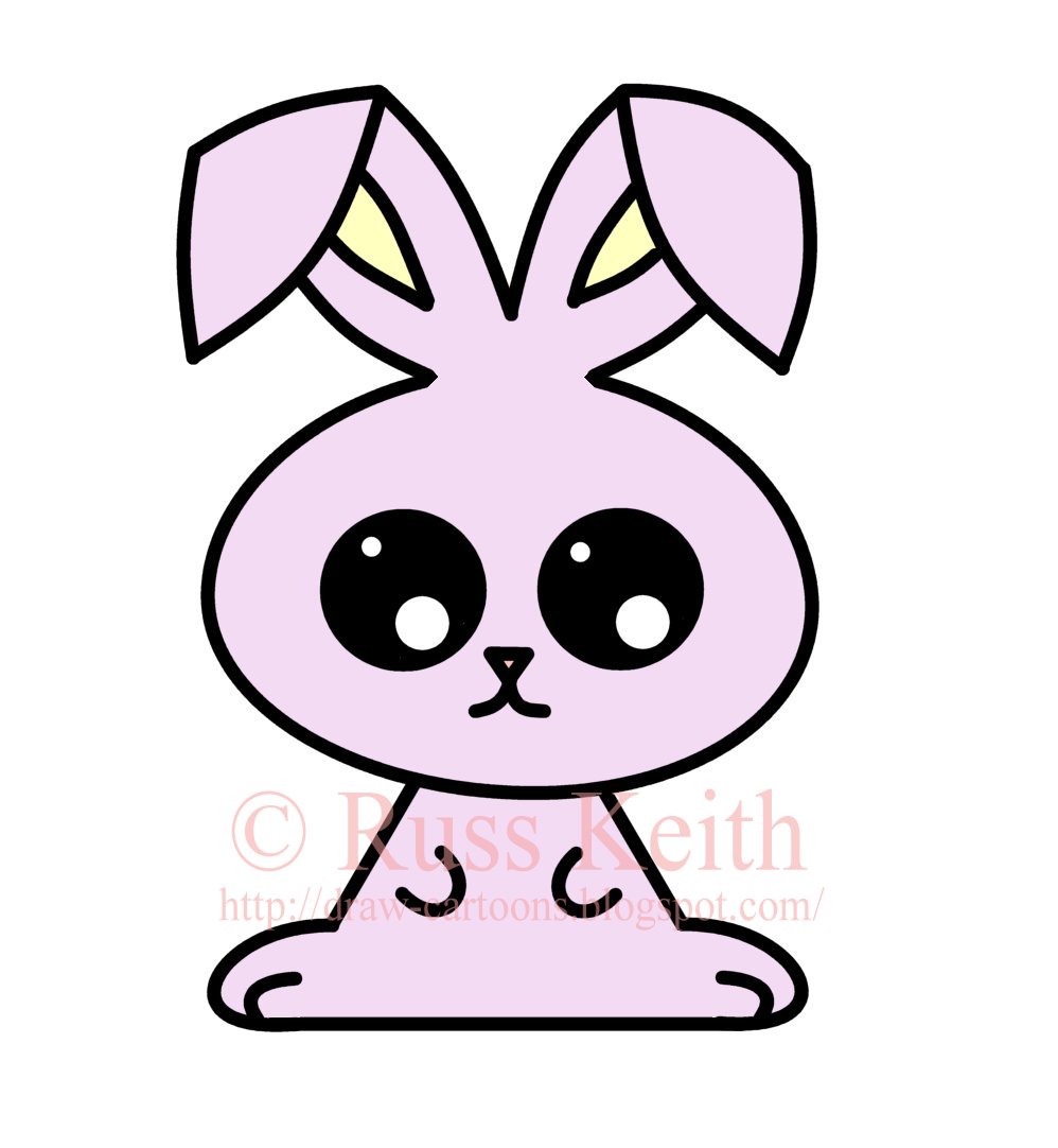 998x1082 How To Draw Cartoons Easter Bunny
