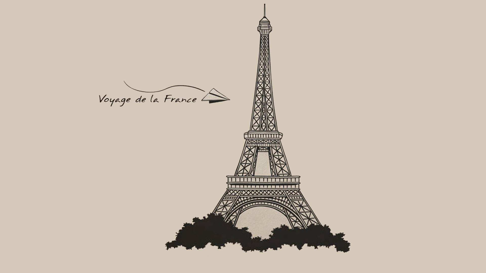 1920x1080 Paris Eiffel Tower Drawing Eiffel Tower Drawing Wallpapers