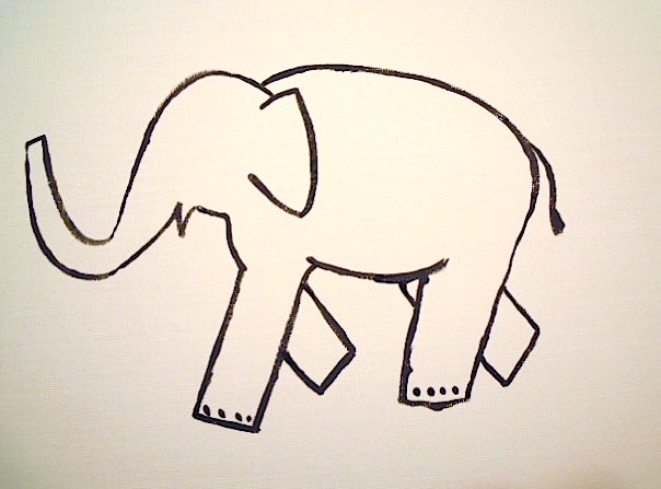 604x447 Gallery For Gt Easy Elephant Drawing Tumblr Pachyderms