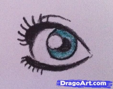 472x372 How To Draw Simple Anime Eyes, Step By Step, Anime Eyes, Anime