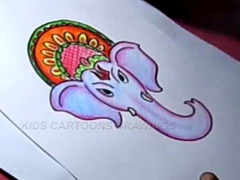 480x360 How To Draw Simple Lord Ganesha Drawing For Childrens Step By Step