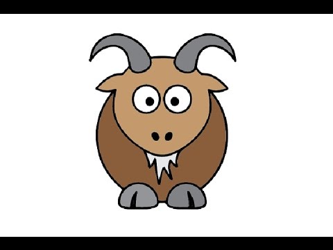 480x360 How To Draw A Cute Goat Easy Step By Step