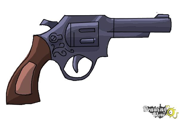 600x400 How To Draw A Simple Gun