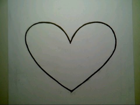 480x360 How To Draw The Perfect Heart Simple Step By Easy Como Dibujar Un