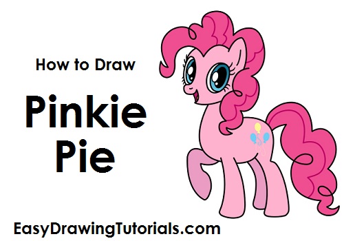 500x350 How To Draw Pinkie Pie (My Little Pony)