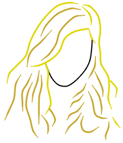 250x290 How To Draw Hair
