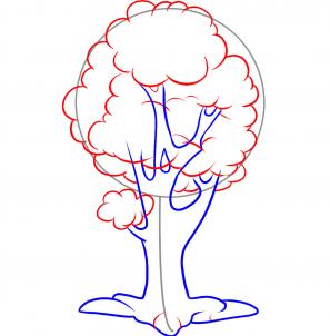 297x302 How To Draw How To Draw An Easy Tree