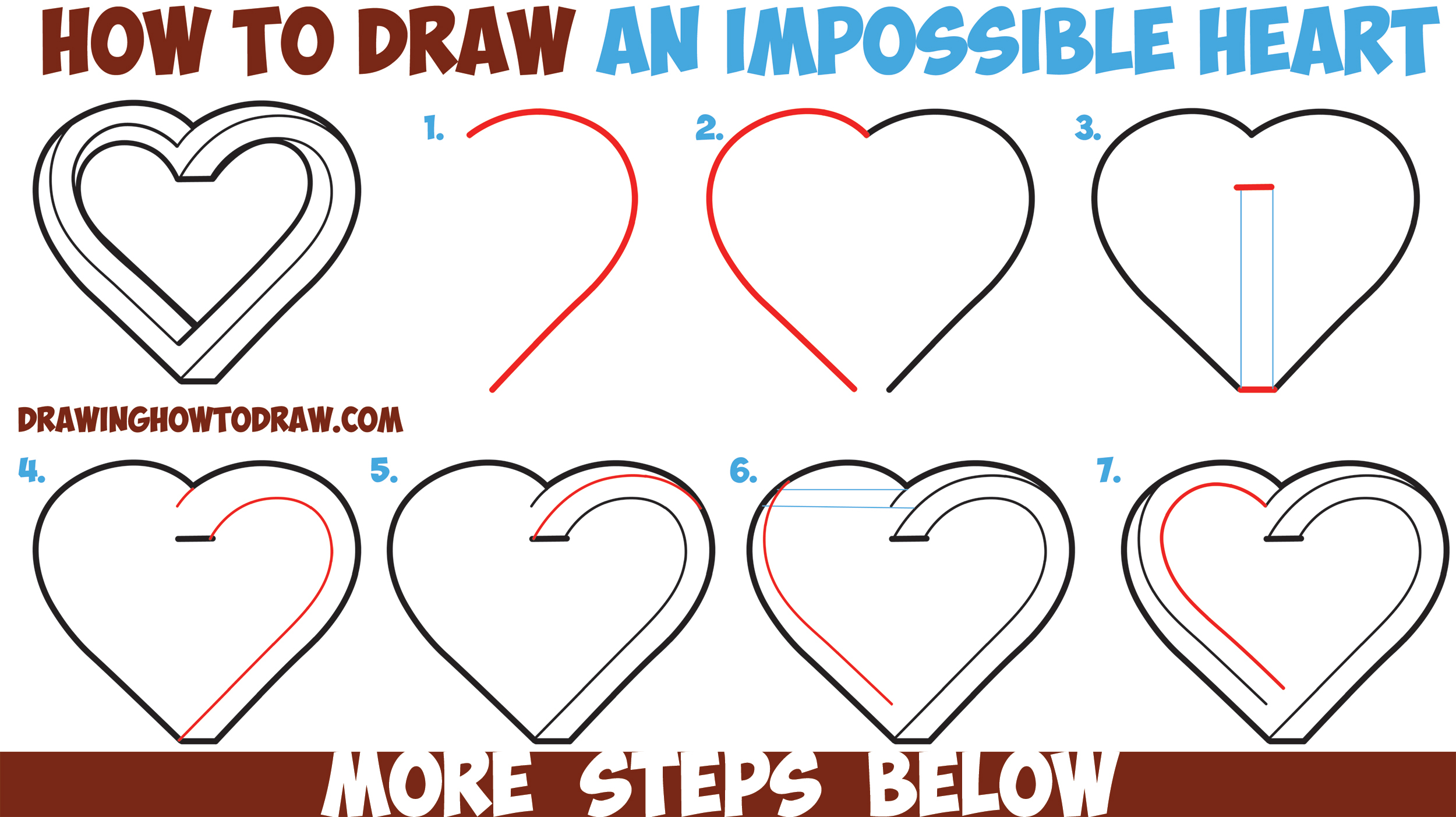 2500x1403 Step By Step Drawing Hearts