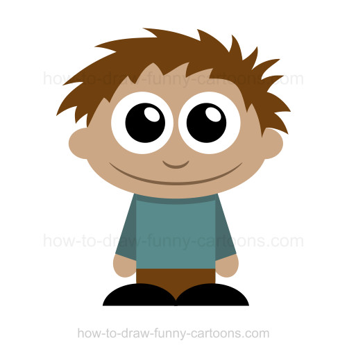 500x510 How To Draw A Kid