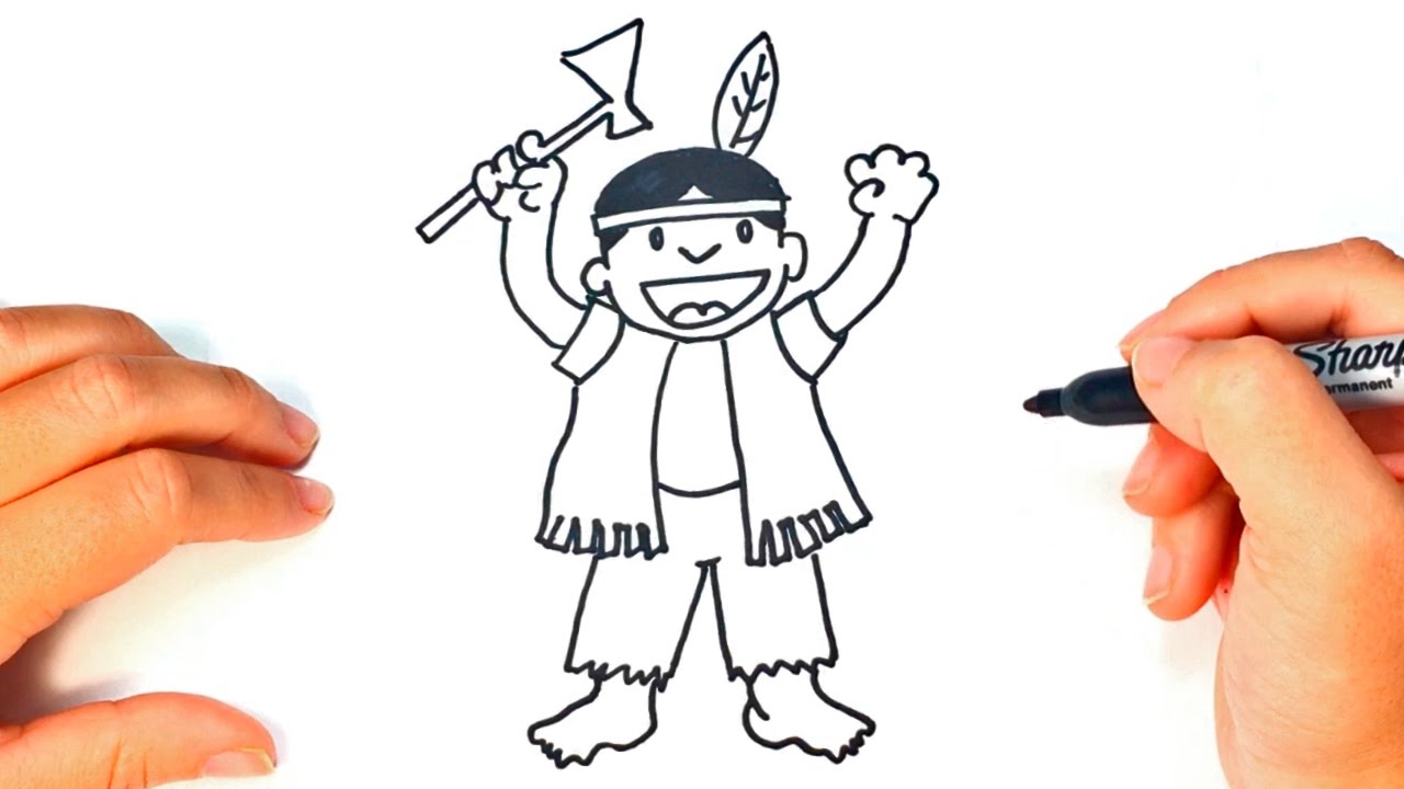 1280x720 How To Draw A Indian Man Indian Easy Draw Tutorial