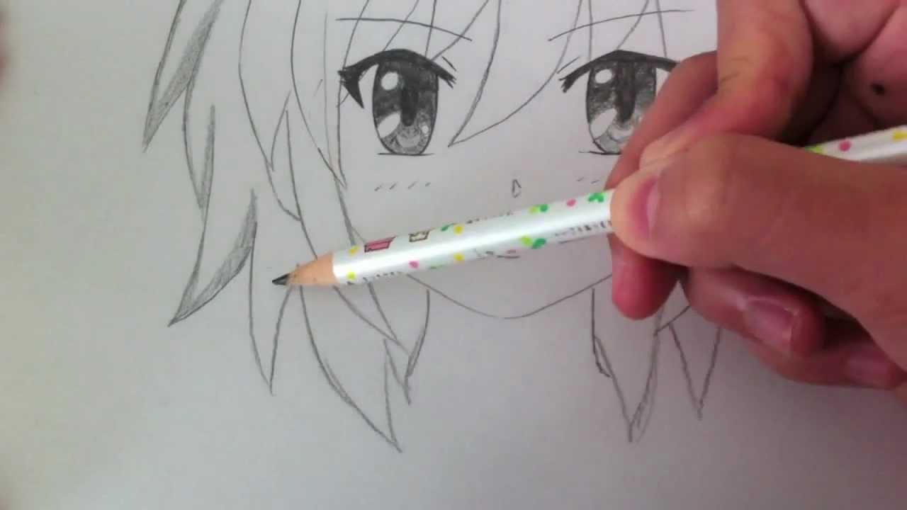 1280x720 Drawing A Basic Manga Girl