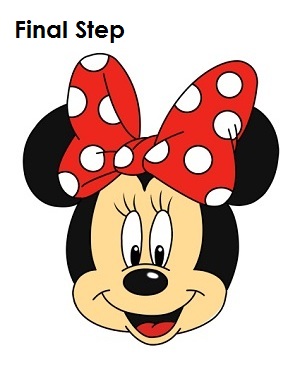 300x388 To Draw Minnie Mouse