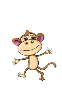 215x382 How To Draw A Monkey Alex From Jungle Buddies, Cartoons, Cute