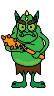 215x382 How To Draw A Cave Monster, Easy Step By Step Drawing Tutorial