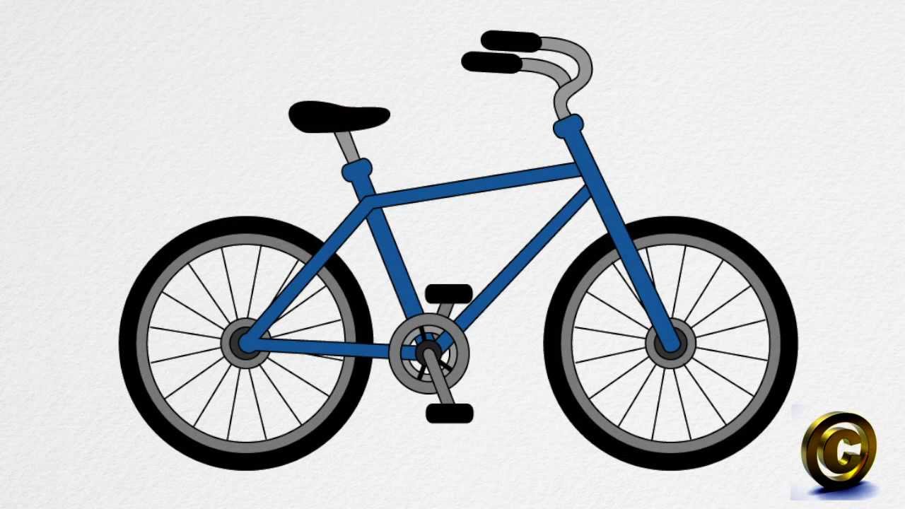 1280x720 How To Draw A Bicycle Step By Step