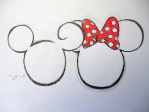 300x225 Nail Art Easy Mickey Mouse Drawing How To Draw Minnie Mouse Cute