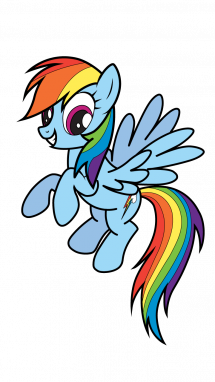 215x382 How To Draw Rainbow Dash, My Little Pony, Cartoons, Easy Step By
