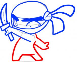 302x241 How To Draw How To Draw A Ninja For Kids