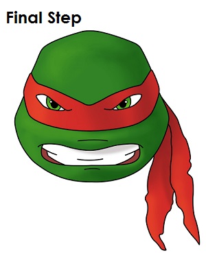 300x388 How To Draw Raphael (Tmnt)