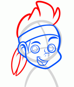 255x302 How To Draw How To Draw Jake From The Never Land Pirates