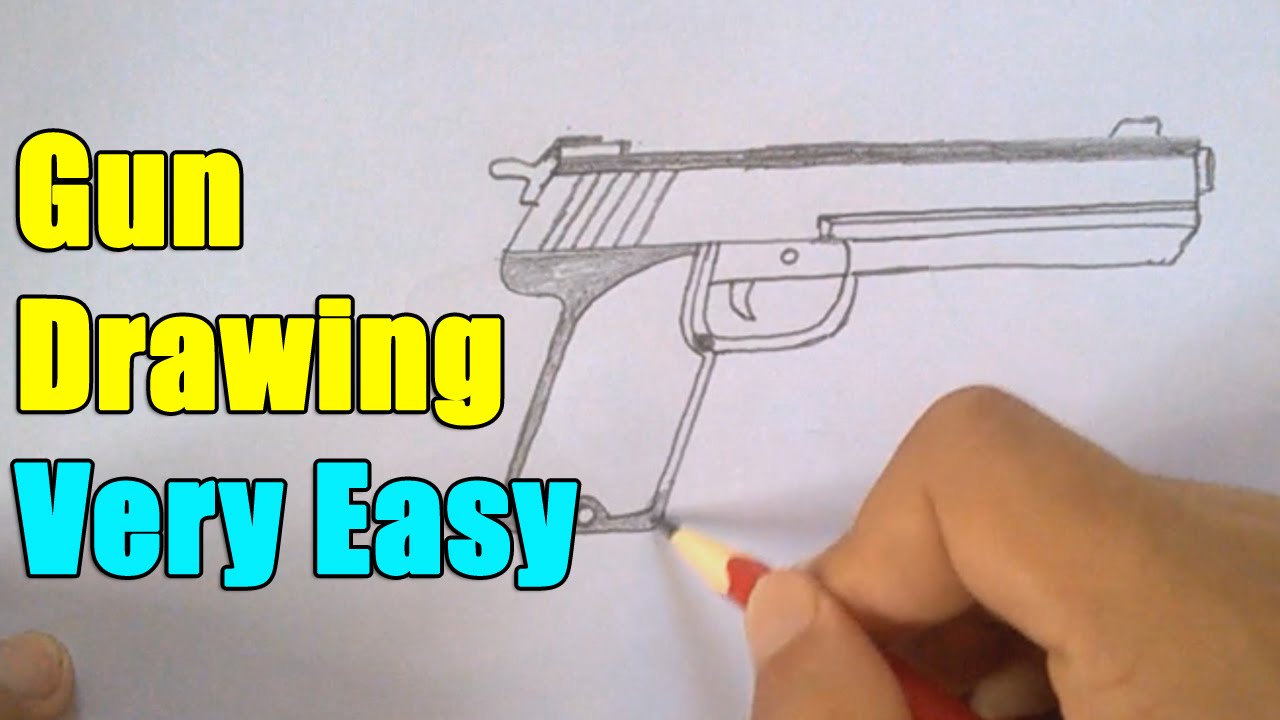 1280x720 How To Draw A Gun