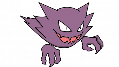 382x215 How To Draw Haunter, Pokemon, Anime, Easy Step By Step Drawing