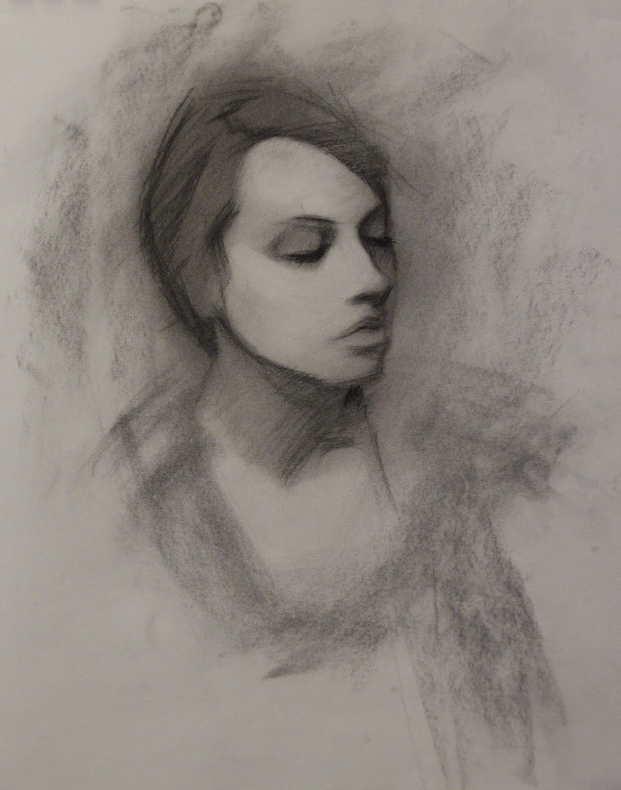 1259x1600 Charcoal Portrait Drawing Tutorial